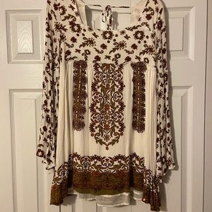 Free People sequin trim tunic